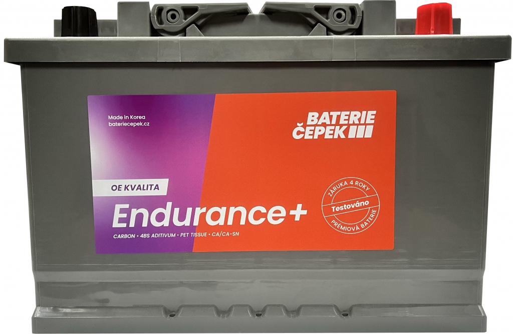 Baterie Čepek Endurance+ 12V 74Ah 750A
