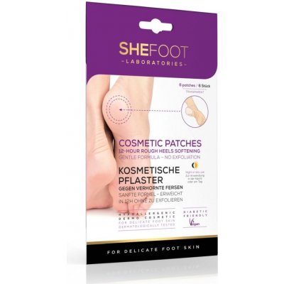 SheCosmetics SheFoot Kosmetické náplasti na popraskané paty 6 ks – Zboží Mobilmania