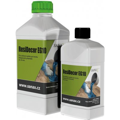 Sanax Licí pryskyřice pro designové předměty do 10 mm ResiDecor EG10 1,25 kg – Zboží Mobilmania