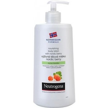 Neutrogena Nordic Berry výživné tělové mléko pro suchou pokožku 400 ml