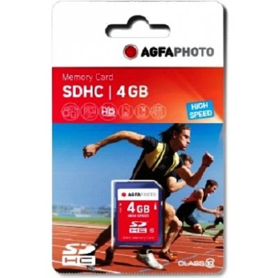 AgfaPhoto SDHC 4GB 10424 – Zboží Mobilmania