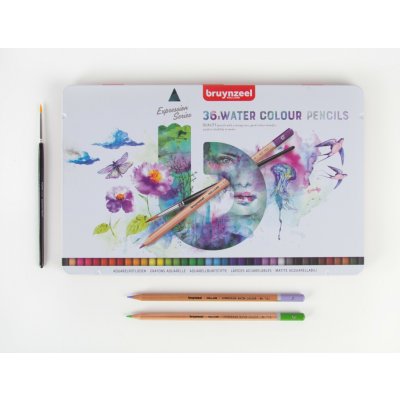 Bruynzeel 60313036 Pastelky Akvarel Expression 36 ks – Zboží Mobilmania