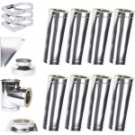 Solid izolovaný komín Plus 0,5 160mm 8m – Sleviste.cz