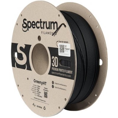 Spectrum GreenyHT, 1,75mm, 1000g, 80699, traffic black – Zboží Živě