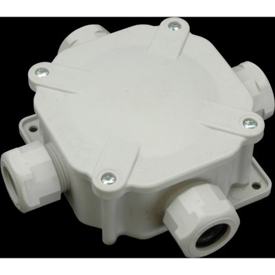 Krabice vodotěsná 6455-11 P/2 IP67 acidurka 5pólová šedá vývodky 16mm SEZ – Zboží Mobilmania