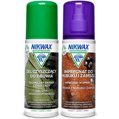 Nikwax Set Nubuk Semiš a gel na obuv 125 ml – Hledejceny.cz