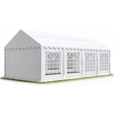 Pártystany Jičín Párty stan 4x8m - PVC Premium Ohnivzdorný Bílá – Sleviste.cz