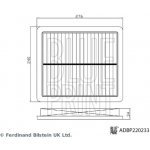 Vzduchový filtr BLUE PRINT ADBP220233 – Hledejceny.cz