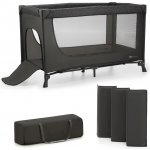 Kinderkraft postýlka 2v1 JOY LIGHT šedá 2023 – Zboží Mobilmania