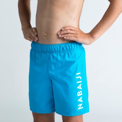 Nabaiji chlapecké plavky Swimshort 100 Basic modré