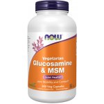 Now Foods Glucosamine & MSM Vegetarian 240 rostlinných kapslí – Hledejceny.cz