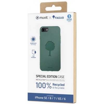 Pouzdro MUVIT Recycletek Faguo iPhone 7/8/SE 2020,Eucalypt