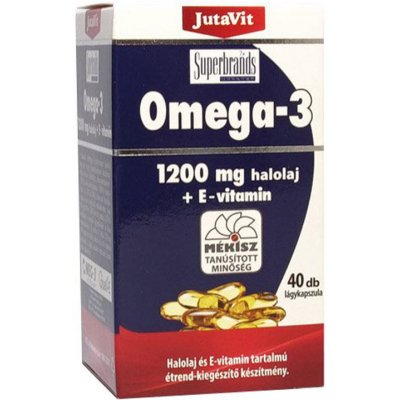 JutaVit Omega-3 Fish Oil 1200 mg 40 softgels – Hledejceny.cz