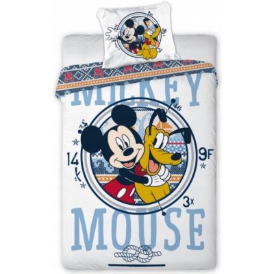 Textylia povlečení Mickey Goofy vícebarevné 90 x 120 , 40 x 60 cm