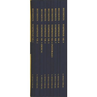 Ludwig van Beethoven The Symphonies 9 Volumes in a Slipcase noty partitura – Hledejceny.cz