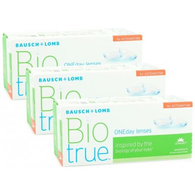 Bausch & Lomb Biotrue ONEday for astigmatism 90 čoček – Hledejceny.cz