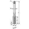 Závitník BUČOVICE TOOLS Závitník ruční sadový iso 529 m2 2n hss iii. (1540203)