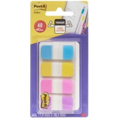 Záložky Post-it 676-AYPV, 15,8x38,1 mm, 4x10 lístků – Hledejceny.cz
