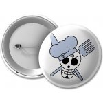 One Piece placka Vlajka Sanji 50 mm – Zboží Dáma