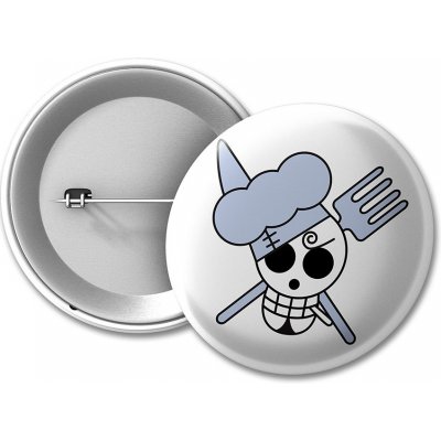 One Piece placka Vlajka Sanji 50 mm – Zboží Dáma