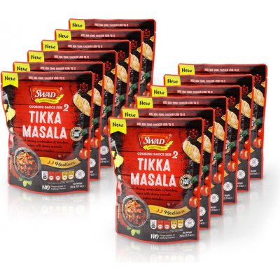 SWAD hotové indické omáčky Tikka Masala 12 x 250 g – Zboží Mobilmania