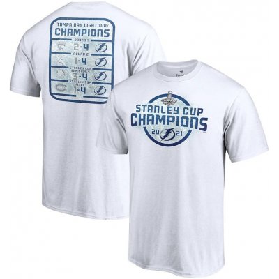 Fanatics pánské tričko Tampa Bay Lightning 2021 Stanley Cup Champions Schedule
