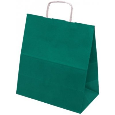Papírové barevné tašky 305x170x340mm - tmavě zelená od 9 Kč - Heureka.cz