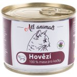 All Animals Cat hovězí mleté 0,2 kg – Sleviste.cz