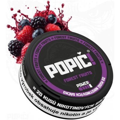 Popič! nikotynové sáčky Forest Fruits 10,4 mg 20 ks – Zboží Mobilmania