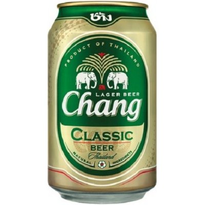 Chang Thajské pivo 5% 11°0,33 l (plech) – Zboží Dáma
