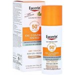 Eucerin Oil Control ochranný krémový gel na opalování na obličej SPF50+ středně tmavý 50 ml – Zboží Dáma