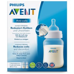 Philips Avent Láhev Anticolic 2 ks bílá 260 ml