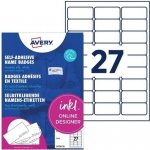 Jmenovka samolepicí Avery L4784, 63,5x29,6 mm, bílá, 20 lis. – Hledejceny.cz