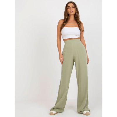 Basic široké kalhoty tw-sp-be-az100.78p-light green – Zboží Mobilmania
