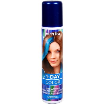 1-day Color barevný spray na vlasy tyrkysová 50 ml