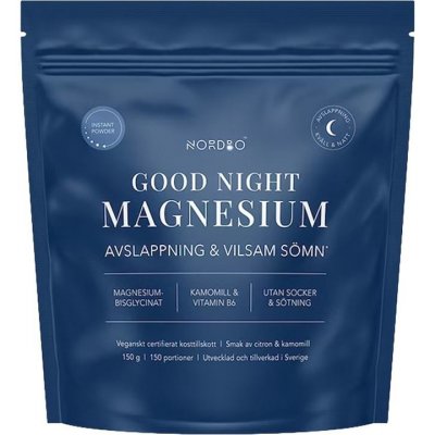Nordbo Magnesium Good Night citron a heřmánek 150 g – Hledejceny.cz