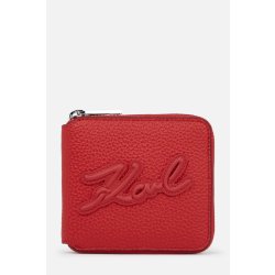 Karl Lagerfeld K/SKUARE MD Z/A WALLET GRAINY KLASSIC RED