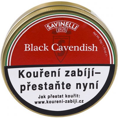 Savinelli Black Cav. Mr.G 50 g – Zboží Mobilmania