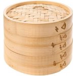TESCOMA Napařovací košík bambusový NIKKO ¤ 20 cm, dvoupatrový – Zbozi.Blesk.cz