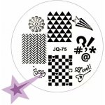 Starnails Razítkovací destička JQ75 Cool – Zboží Dáma