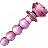 Anální kolík LOLO anální kolík s kuličkami skleněný růžový