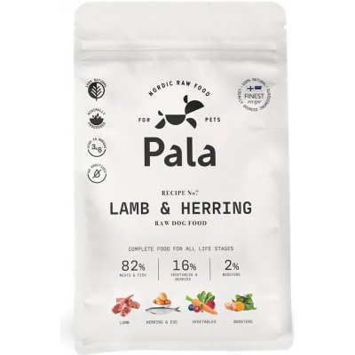 Raw krmivo pro psy Pala - #7 JEHNĚČÍ A SLEĎ množství: 100 g