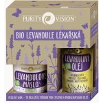Purity Vision Lavender zklidňující olej s levandulí 100 ml + máslo s levandulí 120 ml dárková sada – Hledejceny.cz