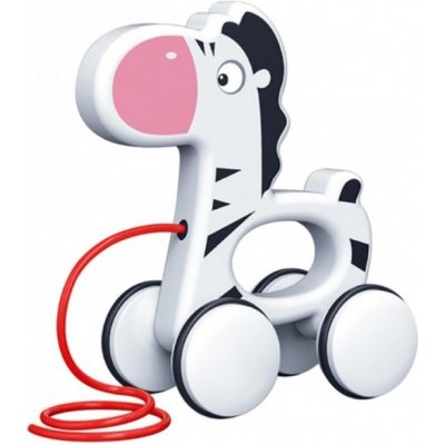 Tulimi edukační hračka tahací Maxi Zebra bílá – Zboží Mobilmania