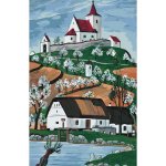 MALUJEŠ JOSEF LADA MLÝN S KOSTELÍKEM 1944 Rozměr 60 x 90 cm Rámování vypnuté plátno na rám – Zboží Mobilmania