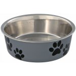 Trixie miska nerez s potiskem pro kočky a psy 12 cm 0,25 l – Zboží Mobilmania