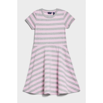 Gant Striped Spinn Dress růžová