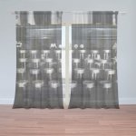 Sablio Záclony Psací stroj: 2ks 150x250cm – Hledejceny.cz