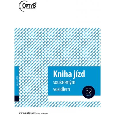 Optys 1169 Kniha jízd soukromým vozidlem – Zboží Živě