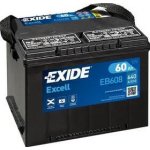 Exide Excell 12V 55Ah 620A EB558 – Zboží Mobilmania